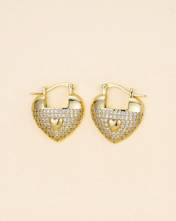 gold earrings
